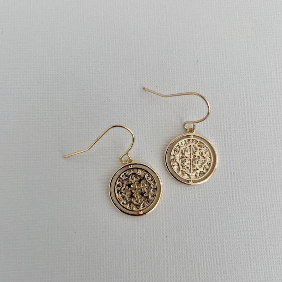 Small Coin Earrings